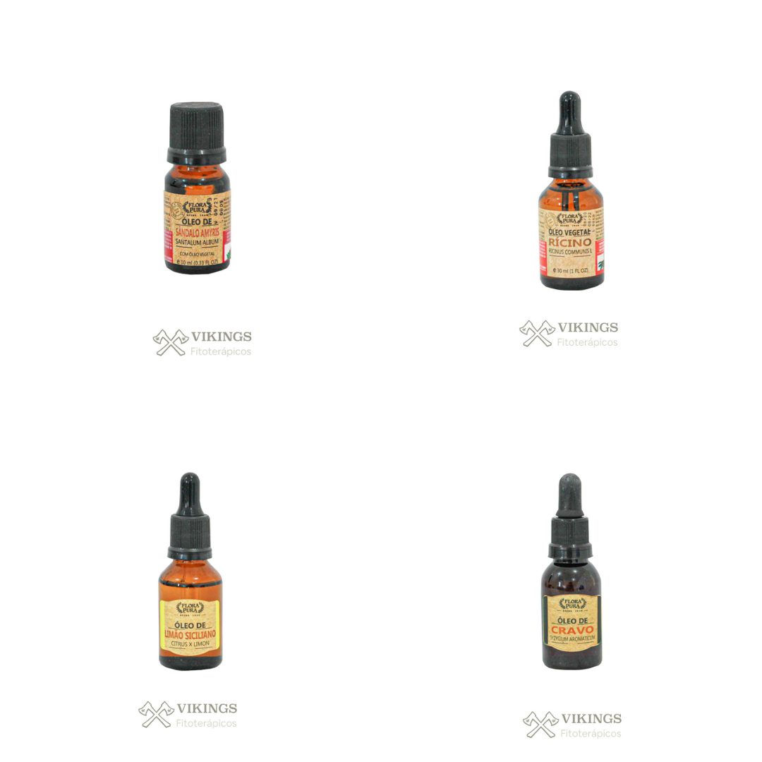 Kit com 15 óleos essenciais (5×3) R$ 600.00